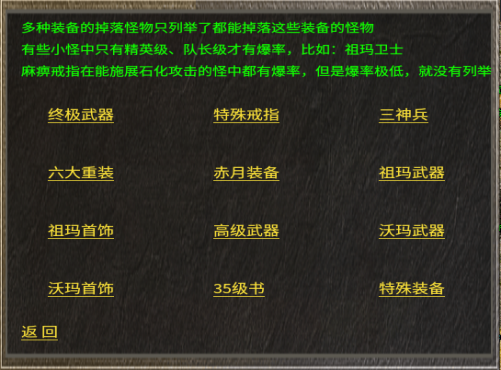 旧风传奇装备出处